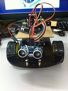 Robô Ultrassônico Inteligente!kit Atmega 328 Projeto Uno R5