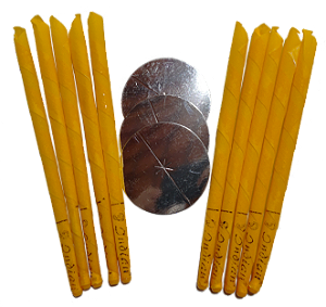 20 Cones Hindu,  Indiano Ou Chines, Vela Hoppi (10 Pares)