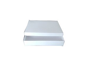 Caixas de cartão brancas multiuso 325 g, 39x32x7 cm - Pct c/25