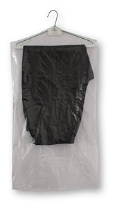 Capas c/Ombreira p/Cabide Calça/Roupa infantil 45x90x0,03 Pct c/100 -  CETRAEMBALAGENS