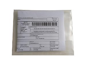 Envelope Plástico Transp P/danfe 15x20x0,20 - Pct C/2,50 Kg