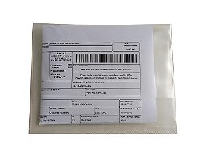 Envelope Plástico Transp P/danfe 15x20x0,12 - Pct c/1.000