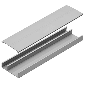 Canaleta Alumínio 53x15x2000mm Branco Dutotec
