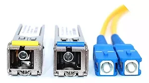 Kit Par mini Gbic 20KM SC BiDi 1 Fibra 1.25Gb/s.