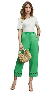 CALÇA PANTACOURT LINHÃO DETALHE BARRA