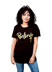 CAMISETA LONGLINE BELIEVE