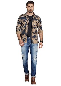 CALÇA SLIM FIT LYCRA JEANS