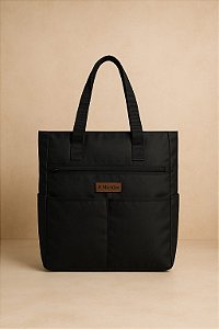 Bolsa Tote Bag Quadrada em Nylon impermeável Leve Ombro Lateral trabalho faculdade praia passeio treino
