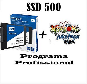 Hd SSD  500  com programa JUKEBOX E KARAOKÊ e acervo atualizado linux