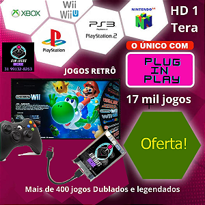 HD EXTERNO USB 3.0 MULTIJOGOS 1 TERA