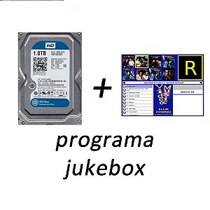 Hd 500gb com programa Jukebox