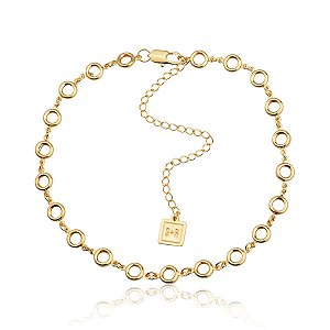 Choker de Bolas Luanda - Banho de Ouro 18k