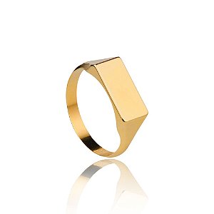 Anel Tom - Banho de Ouro 18k