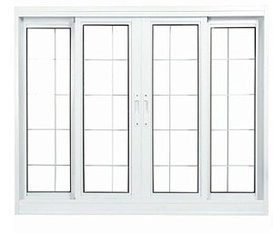 VITRO 4 FOLHAS COM GRADE - IDEAL