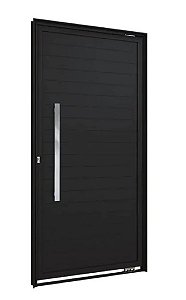 PORTA PIVOTANTE PRETO FOSCO - LUCASA ALUMINIO