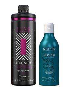 Luxe Platinum Blueken 1L + Shampoo Detox Therapy Blueken 500ML