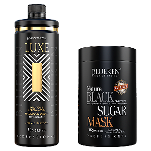 Luxe Blueken 1L + Máscara Black Sugar Blueken 1kg