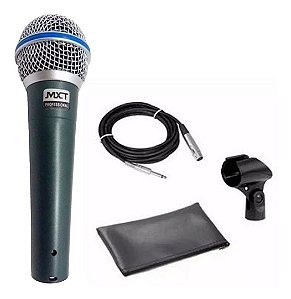 Microfone De Mão Com Cabo 3m - Modelo Mxt M58a
