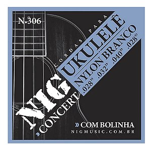 ENCORDOAMENTO NIG UKULELE NYLON BRANCO N306