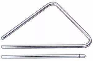 Triangulo De Aço Grosso Médio 25cm Torelli Tl605