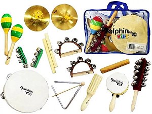 Kit Bandinha Infantil Com 10 Instrumentos 8458
