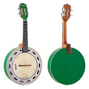 Banjo Rozini Elétrico Verde Caixa Larga Rj11