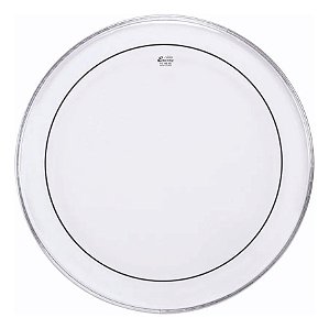 Pele Bateria 22'' Remo Encore Pinstripe Transparente Dupla