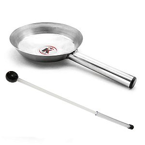 Frigideira De Percussão 35mm De Altura Com Baqueta Kf135