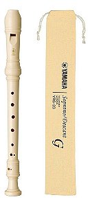 Flauta Doce Yamaha Germânica Yrs 23 Com Capa