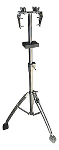 Pedestal Para Conga Cromado Duplo Ianni Heb-001
