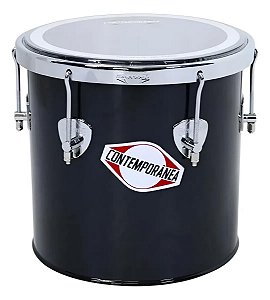 Repique Contemporânea preto Ferragem Cromada 94cpf