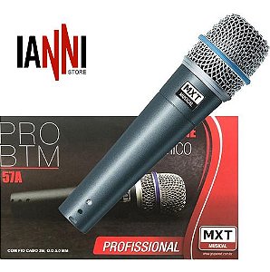 Microfone Profissional Mxt Btm 57a