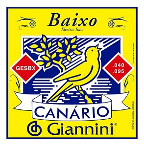 ENCORDOAMENTO GIANNINI CANÁRIO BAIXO 0,040 GESBX 4 CORDAS