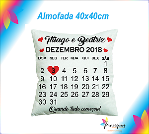 Almofada 40x40cm Personalizada