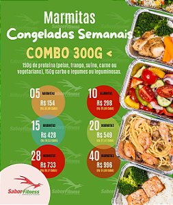 Plano 01 - semanal 40 marmitas 300 g Congelados