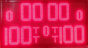 Placar Esportivo 70cm x 40cm