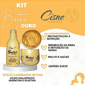 KIT BOTOX OURO CLIENTE CISNE COSMETICS