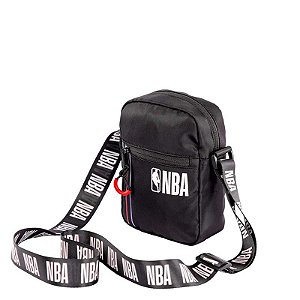 Bolsa Cross Pequena NBA Pro - Preto