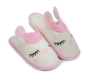 Pantufa Lhama Aplique Cotton Day - 18509