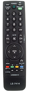 Controle Remoto TV LCD LG AKB69680416 LE-7414 / CO1166 / SKY7414