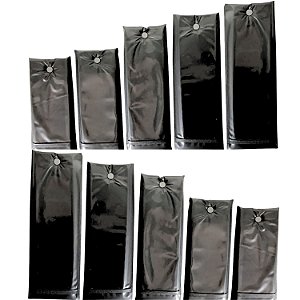 Kit Com 9 Capas Para Controle Remoto Reforçada Preto