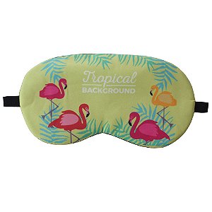 Máscara de Gel Térmico para Descanso Estampa Flamingo Mod.1 - XD356021