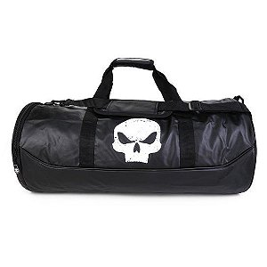 Bolsa Sacola Viagem Black Skull Clio Branco - BS2196