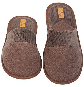 Pantufa Plush Buckle com Veludo 37/38 Cotton Day - 17301