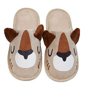 Pantufa Tigre Aplique M 37/38 Cotton Day - 18506