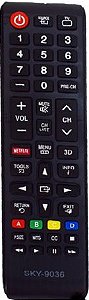 Controle Remoto TV LCD Smart Samsung Netflix/ 3D LE-7096