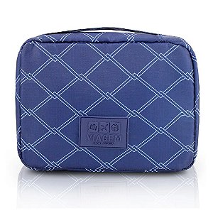 Necessaire de Viagem Estampada Azul Jacki Design - ARH19817