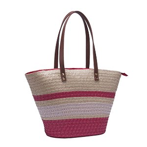 Bolsa de Praia Tote Bag Pagani Vermelho PG6933