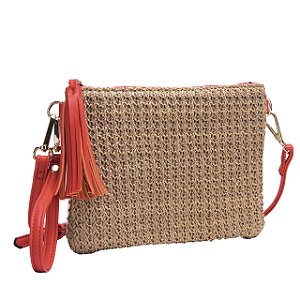 Bolsa de Praia Transversal Pagani Laranja PG6934