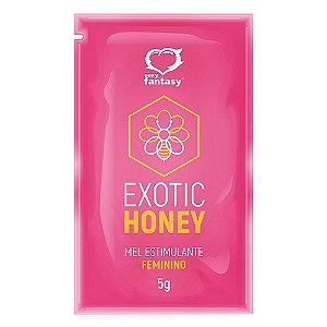 Exotic Honey Mel Estimulante Feminino Em Sachê 5g Sexy Fantasy